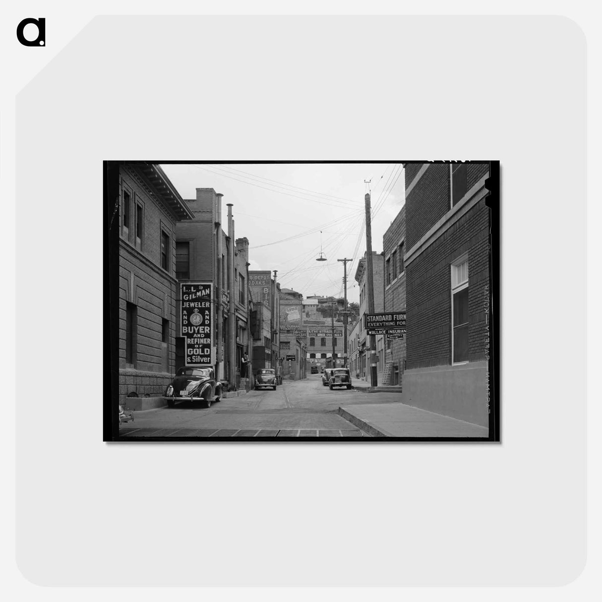 アートポストカード-Bisbee Side Street
- ラッセル リー Postcard.