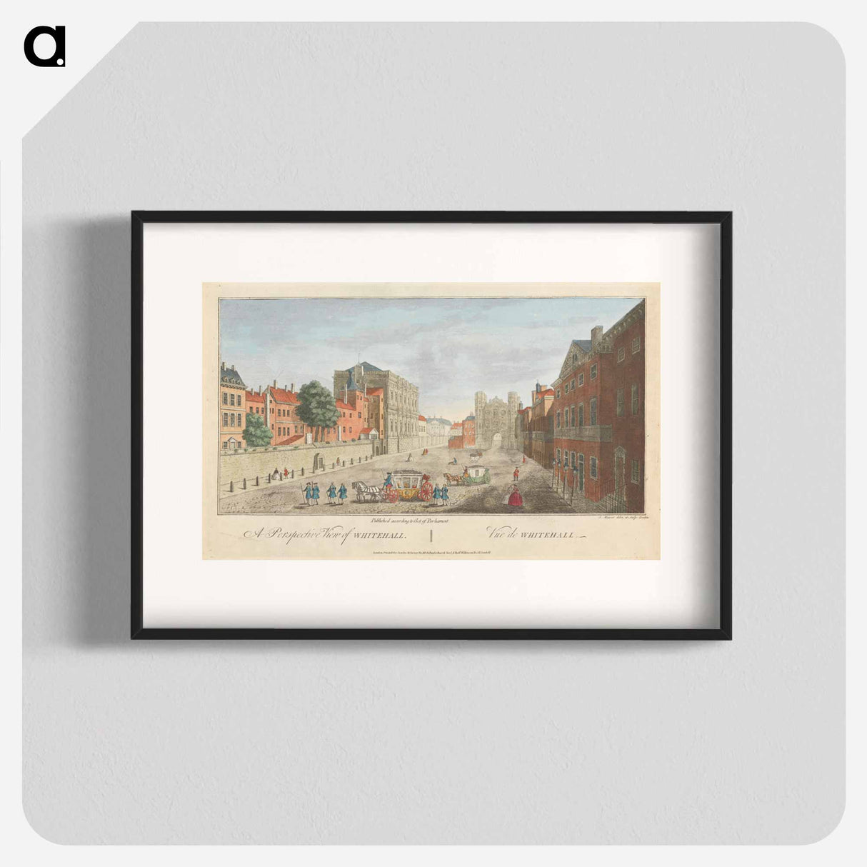 アートポスター-"A Perspective View of Whitehall"
- イェール大学アートギャラリー Poster.