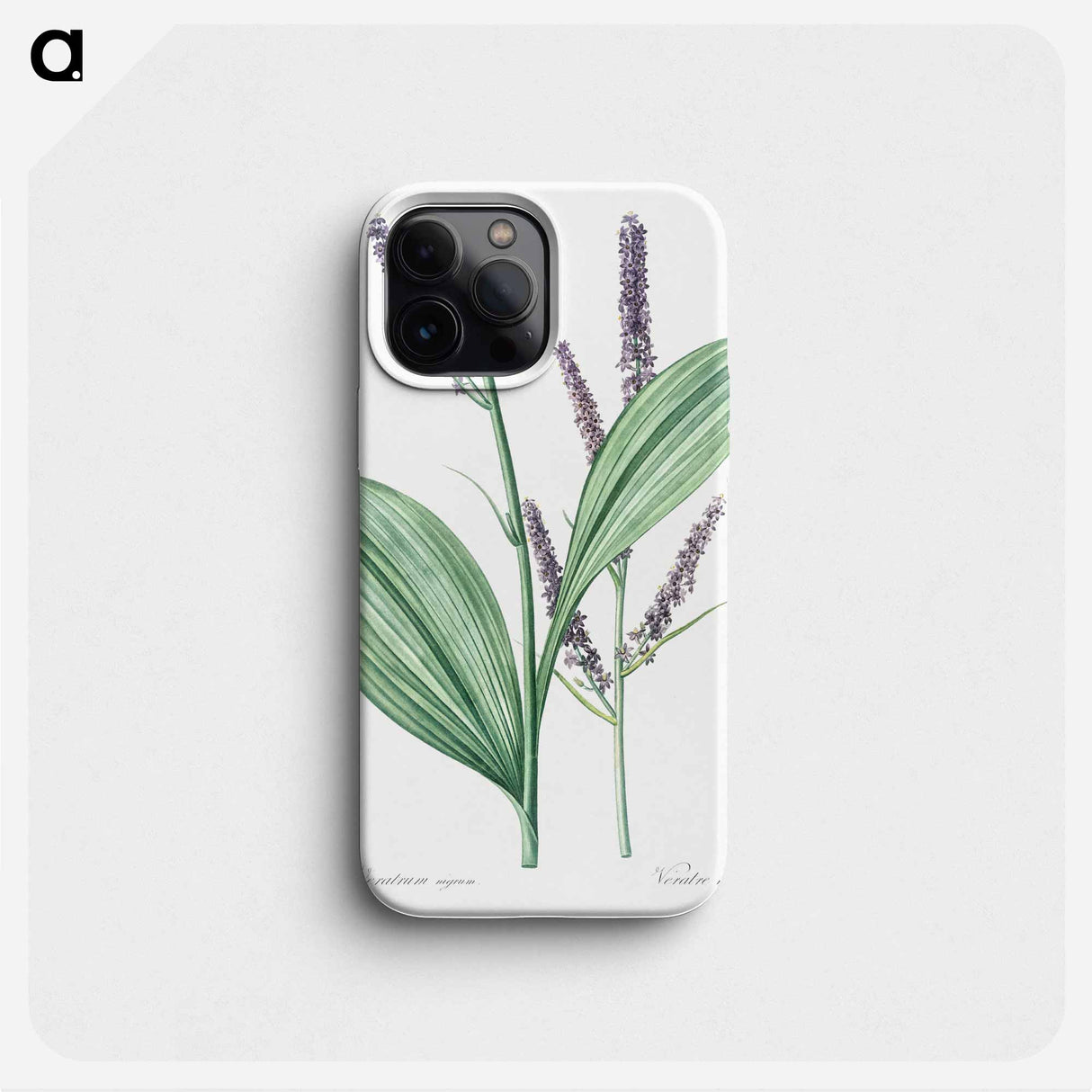 Black false hellebore illustration - Pierre Joseph Redouté Phone Case.