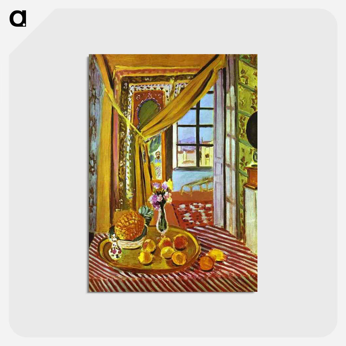 Interior with Phonograph - アンリ マティス Postcard.