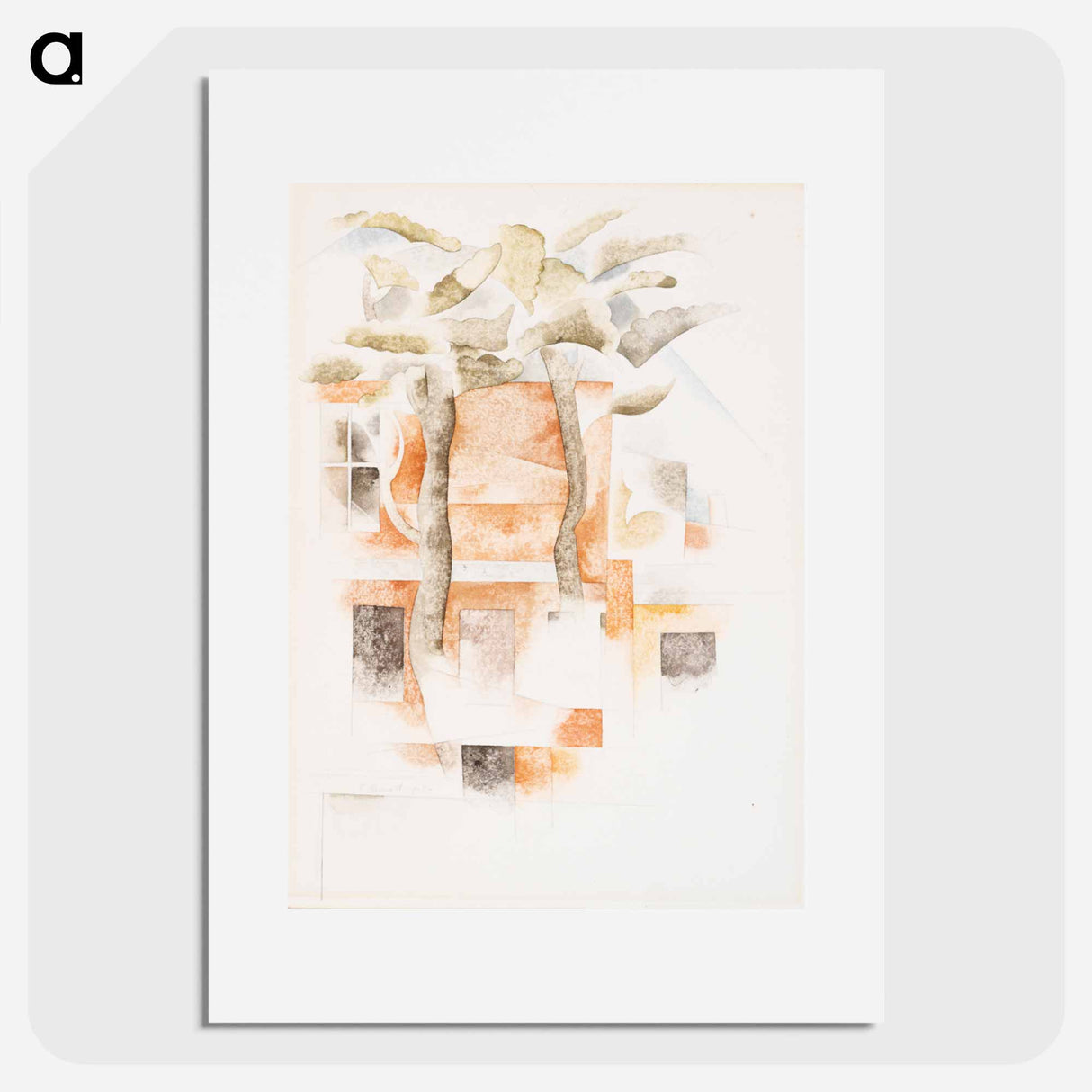 アートポスター-Bermuda: Houses Seen Through Trees
- バーンズ・コレクション Poster.