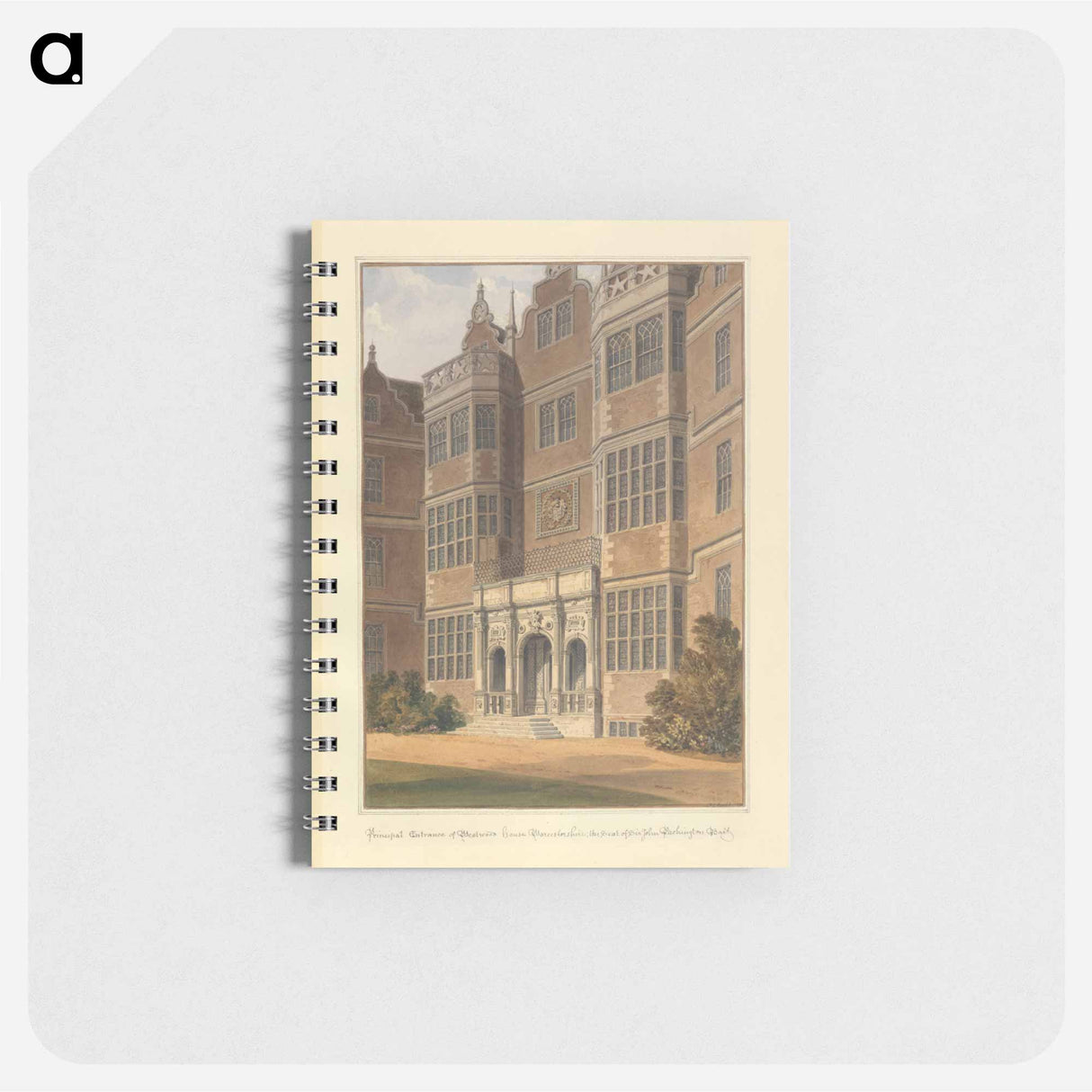 アートメモ帳-Principal Entrance of Westwood house, Worcestershire; the Seat of Sir John Packington Bart.
- イェール大学アートギャラリー Memo.