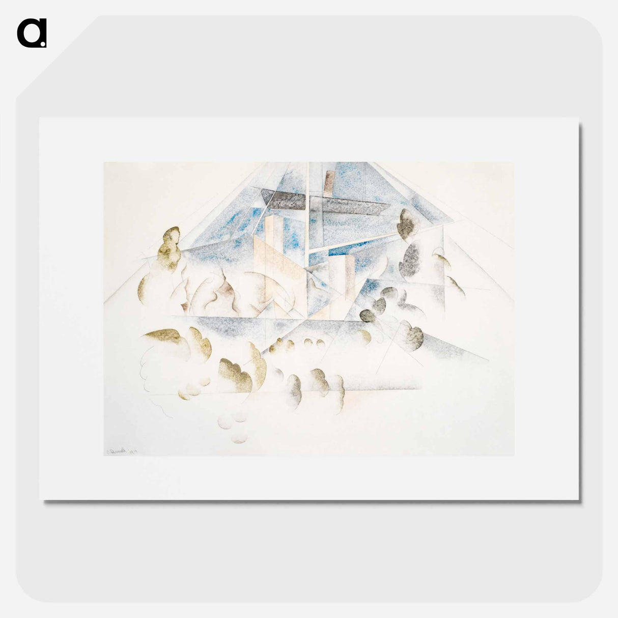 アートポスター-Bermuda, Masts and Foliage
- バーンズ・コレクション Poster.