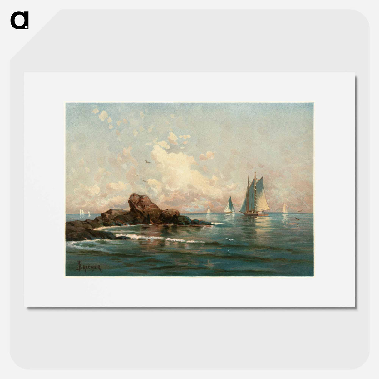アートポスター-Calm Morning, Scituate
- ボストン公共図書館 Poster.