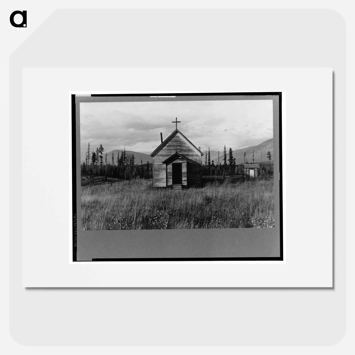 アートポスター-Abandoned church in cut-over area - ドロテア ラング Poster.
