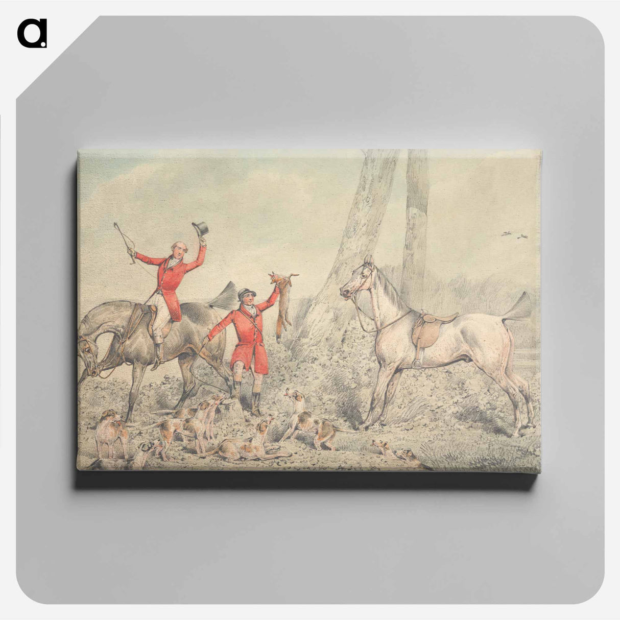 アートパネル-The Death: Huntsman Holding Fox Aloft
- イェール大学アートギャラリー Canvas.