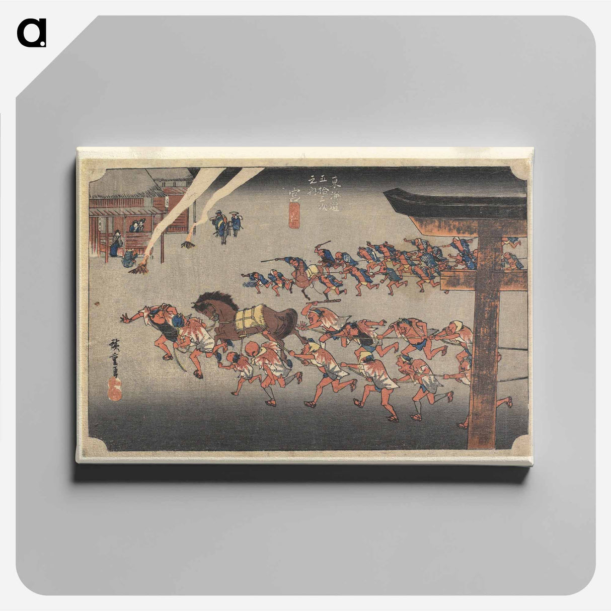 アートパネル-Atsuta-jingū, Miya
- 歌川 広重 Canvas.
