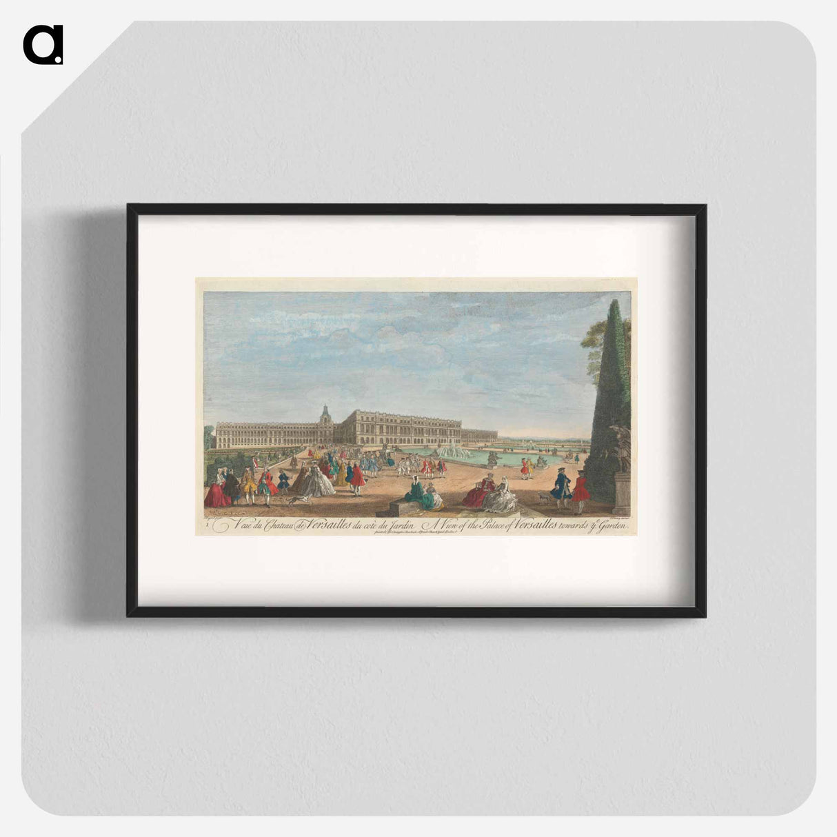 アートポスター-A View of the Palace of Versailles towards ye Garden
- イェール大学アートギャラリー Poster.