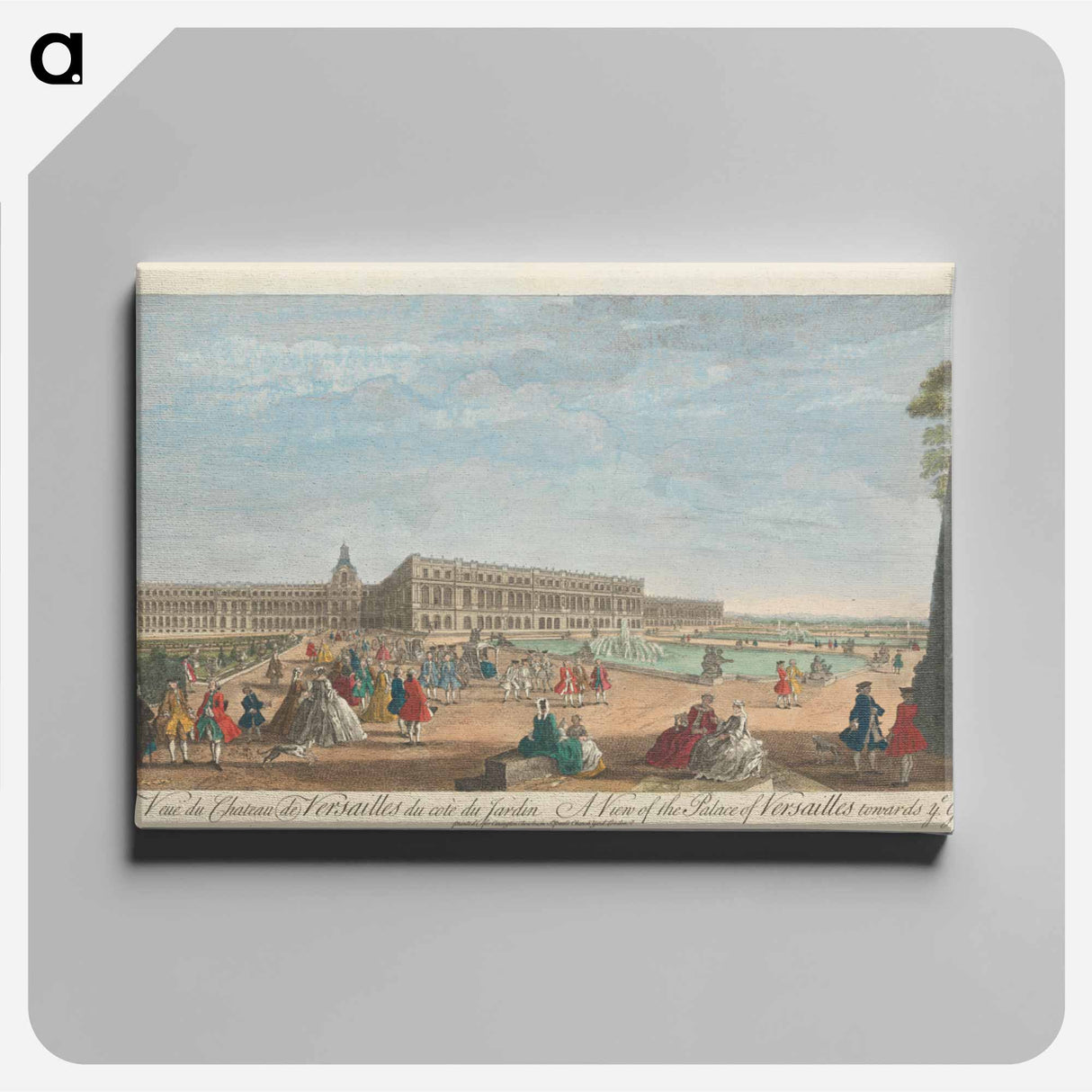 アートパネル-A View of the Palace of Versailles towards ye Garden
- イェール大学アートギャラリー Canvas.
