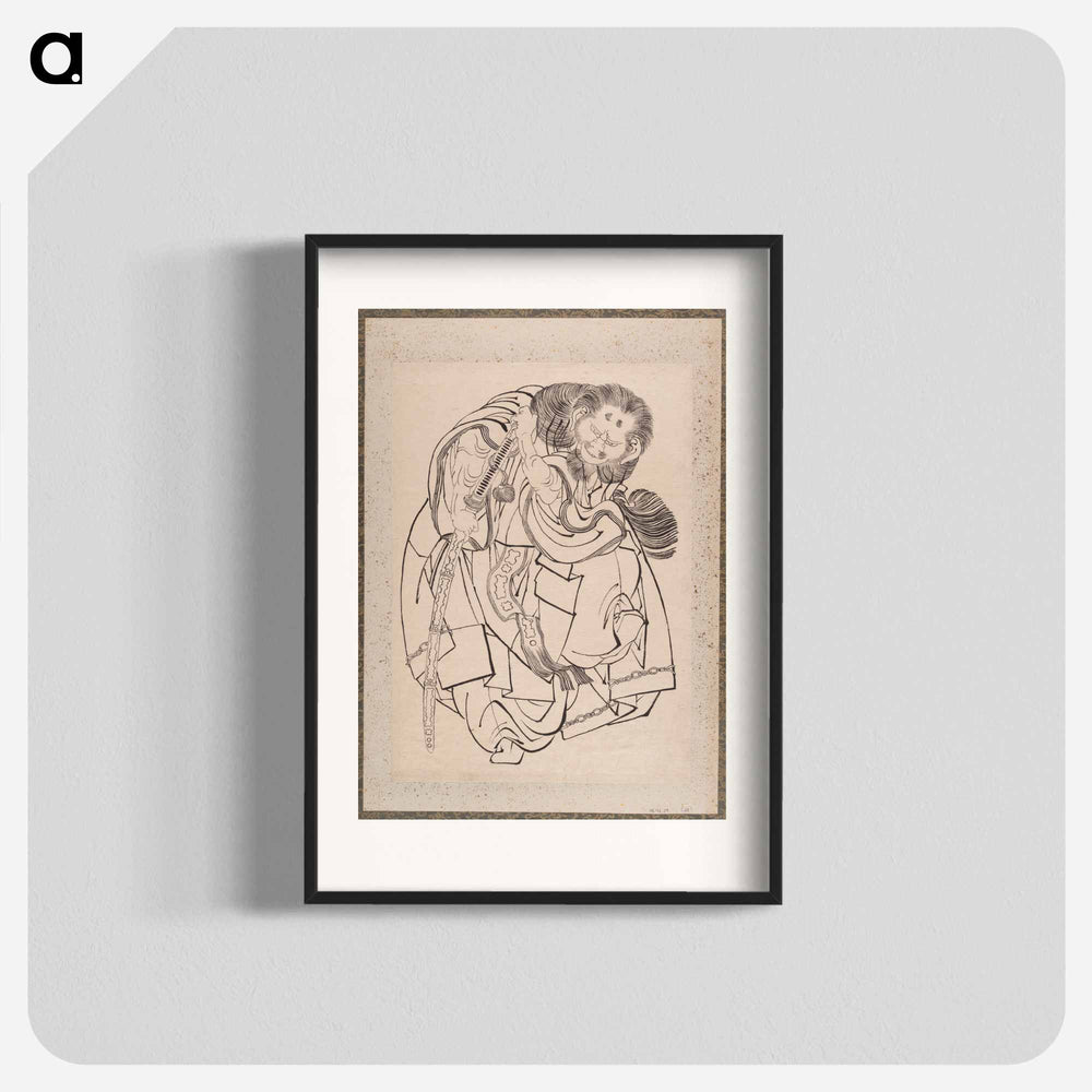 Katsushika Hokusai’s samurai, Album of Sketches - 葛飾 北斎 Poster.