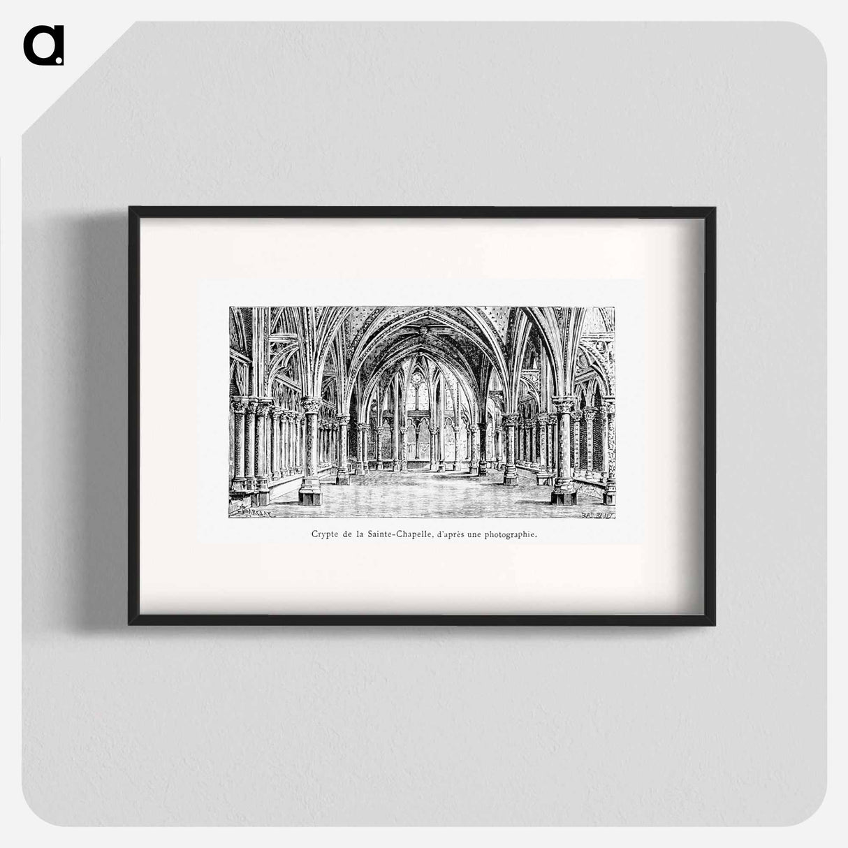アートポスター-Crypt of the Holy Chapel
- 大英図書館 Poster.
