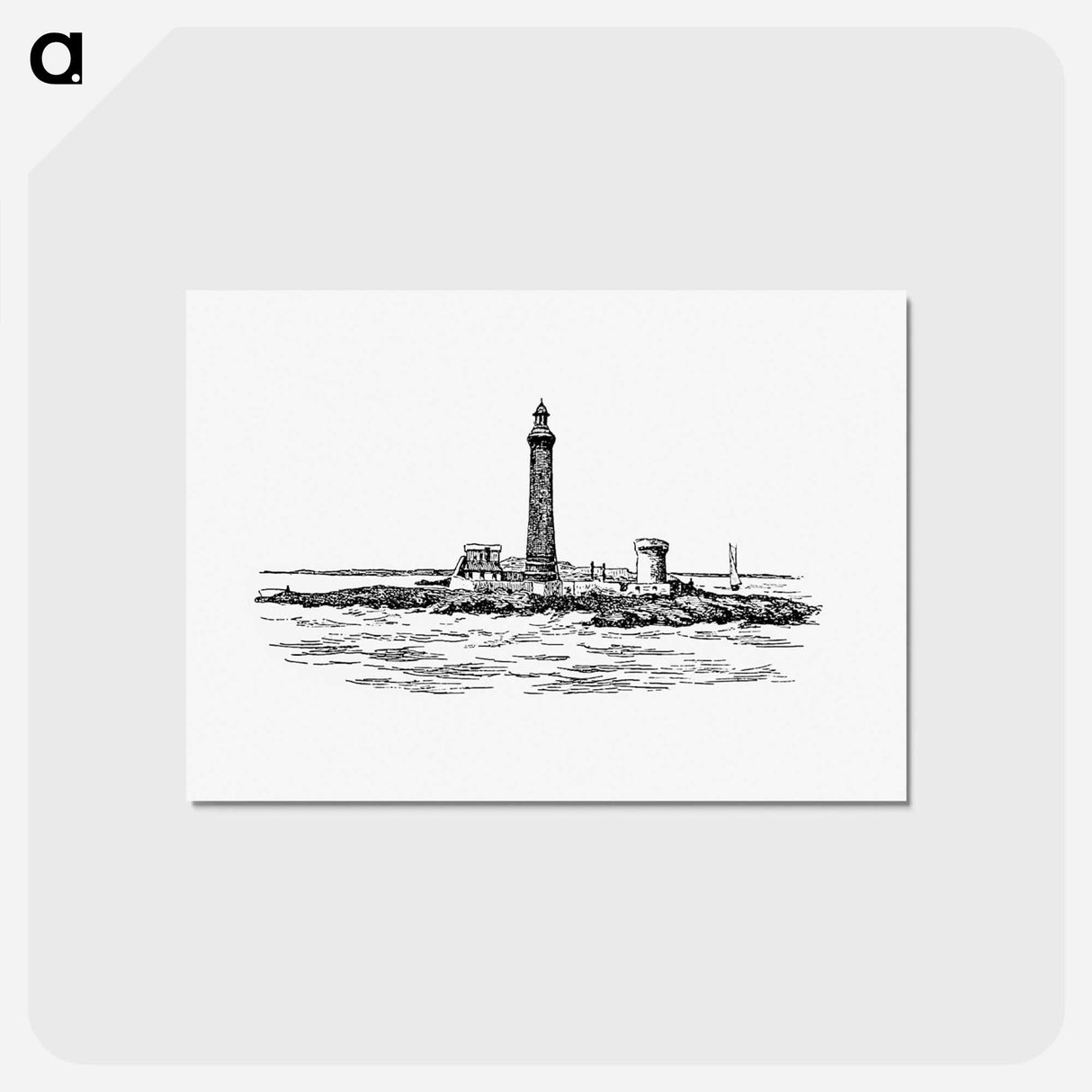 アートポストカード-Lighthouse in Marseille, from The Rivers of France
- 大英図書館 Postcard.
