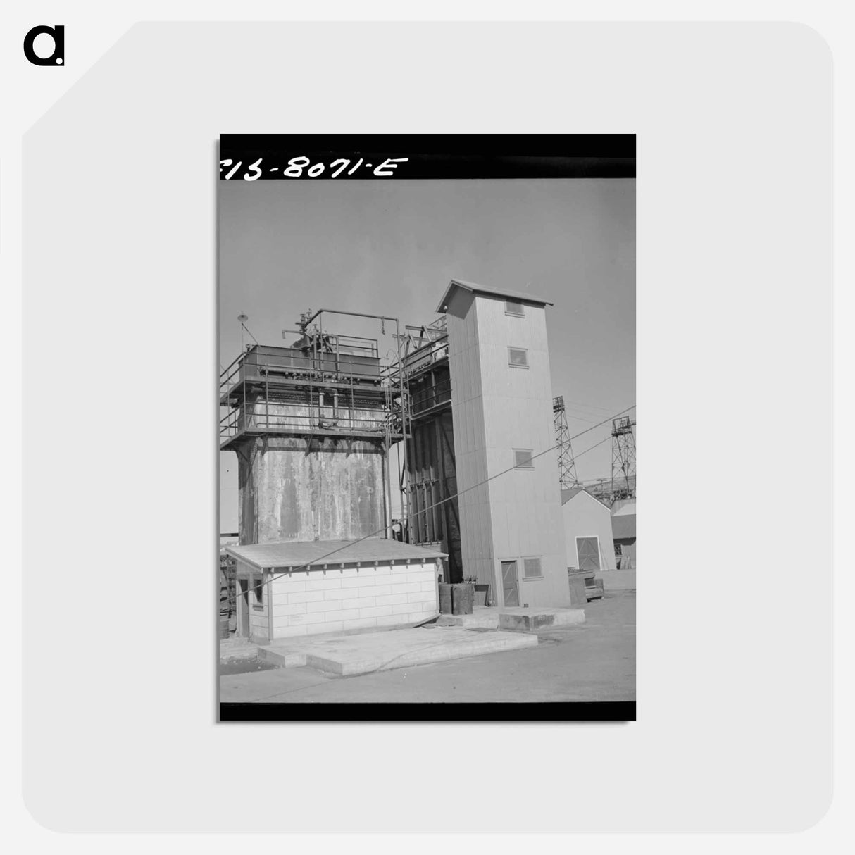 アートポストカード-Anaconda Copper Refrigeration Plant
- ラッセル リー Postcard.