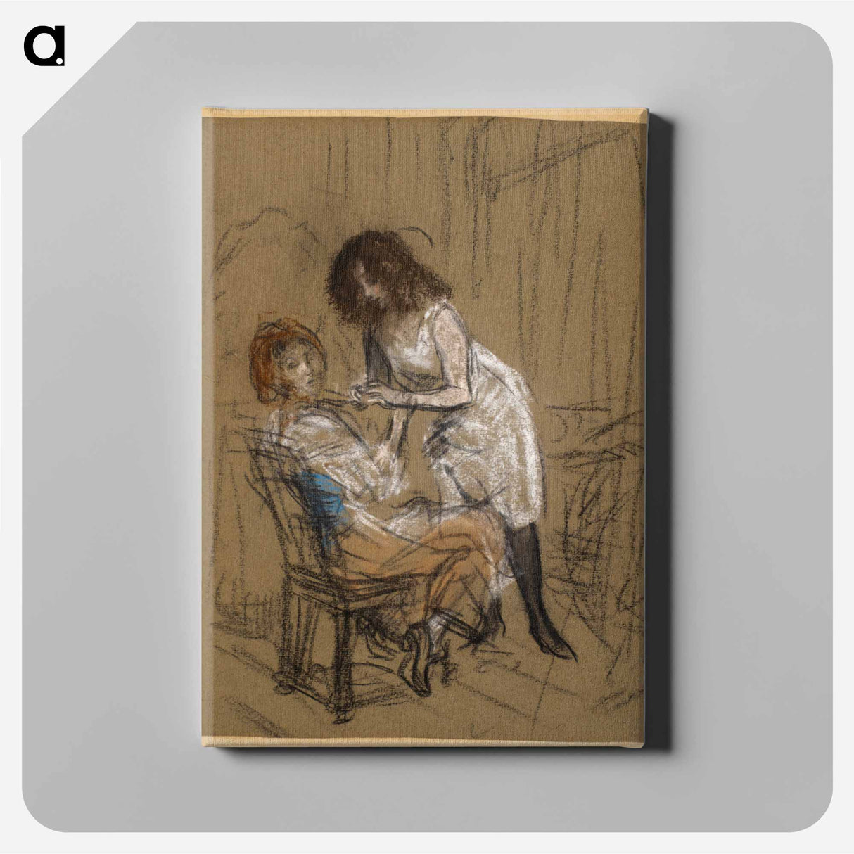アートパネル-Two Women (One Seated)
- バーンズ・コレクション Canvas.