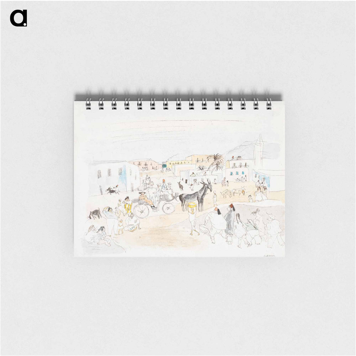 アートメモ帳-Landscape with Carriage and Figures, Tunis
- バーンズ・コレクション Memo.