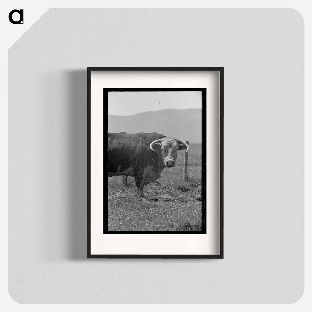 アートポスター-Bull's Head, Cruzen Ranch
- ラッセル リー Poster.
