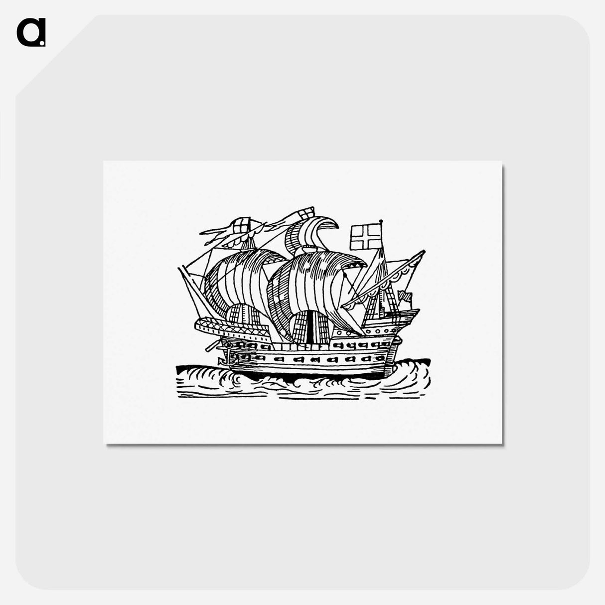 アートポストカード-Sea Ship from Real Sailor-Songs
- 大英図書館 Postcard.
