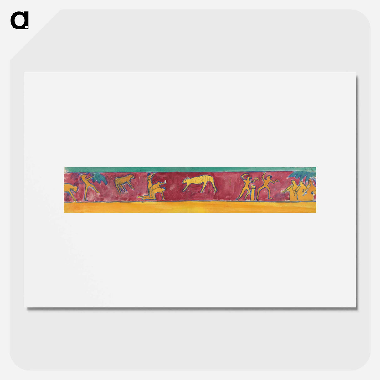 アートポスター-Cave of the Golden Calf: Study for Mural of Calf and Worshipping Figures
- イェール大学アートギャラリー Poster.