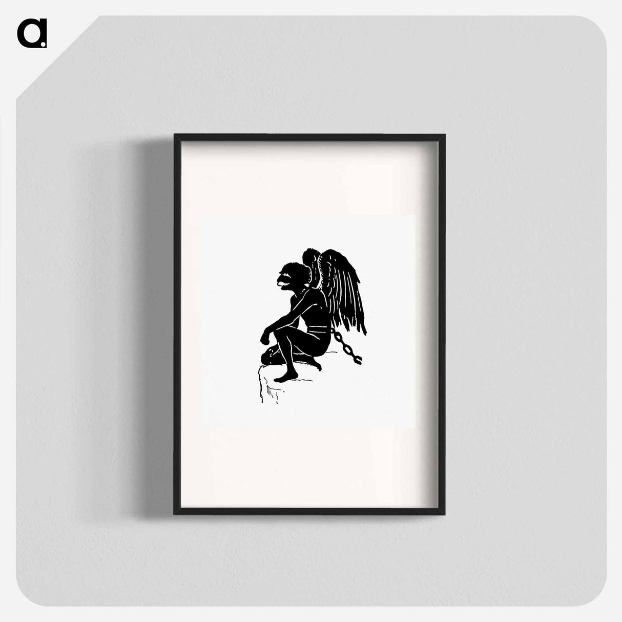 アートポスター-Chained Senior Angel Silhouette
- 大英図書館 Poster.