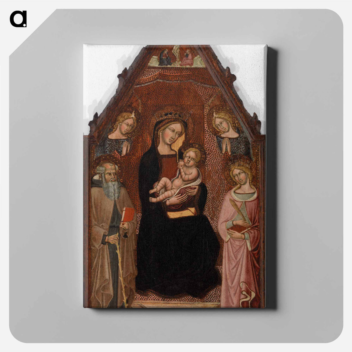 アートパネル-Virgin and Child with Saints and Angels
- バーンズ・コレクション Canvas.