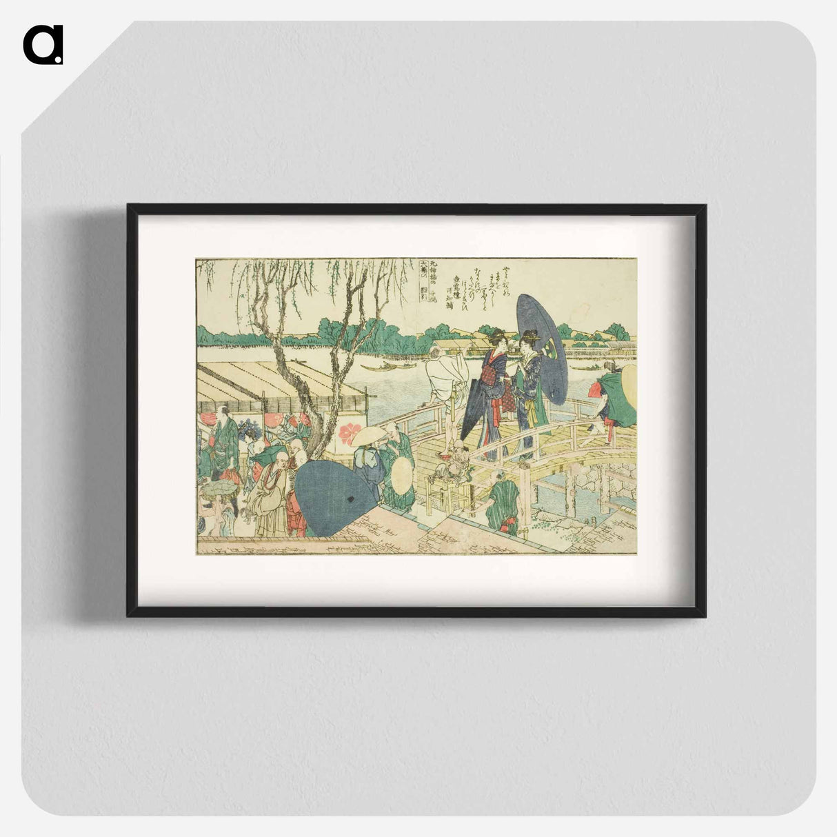 アートポスター-Panoramic Views along the Banks of the Sumida River - 葛飾 北斎 Poster.