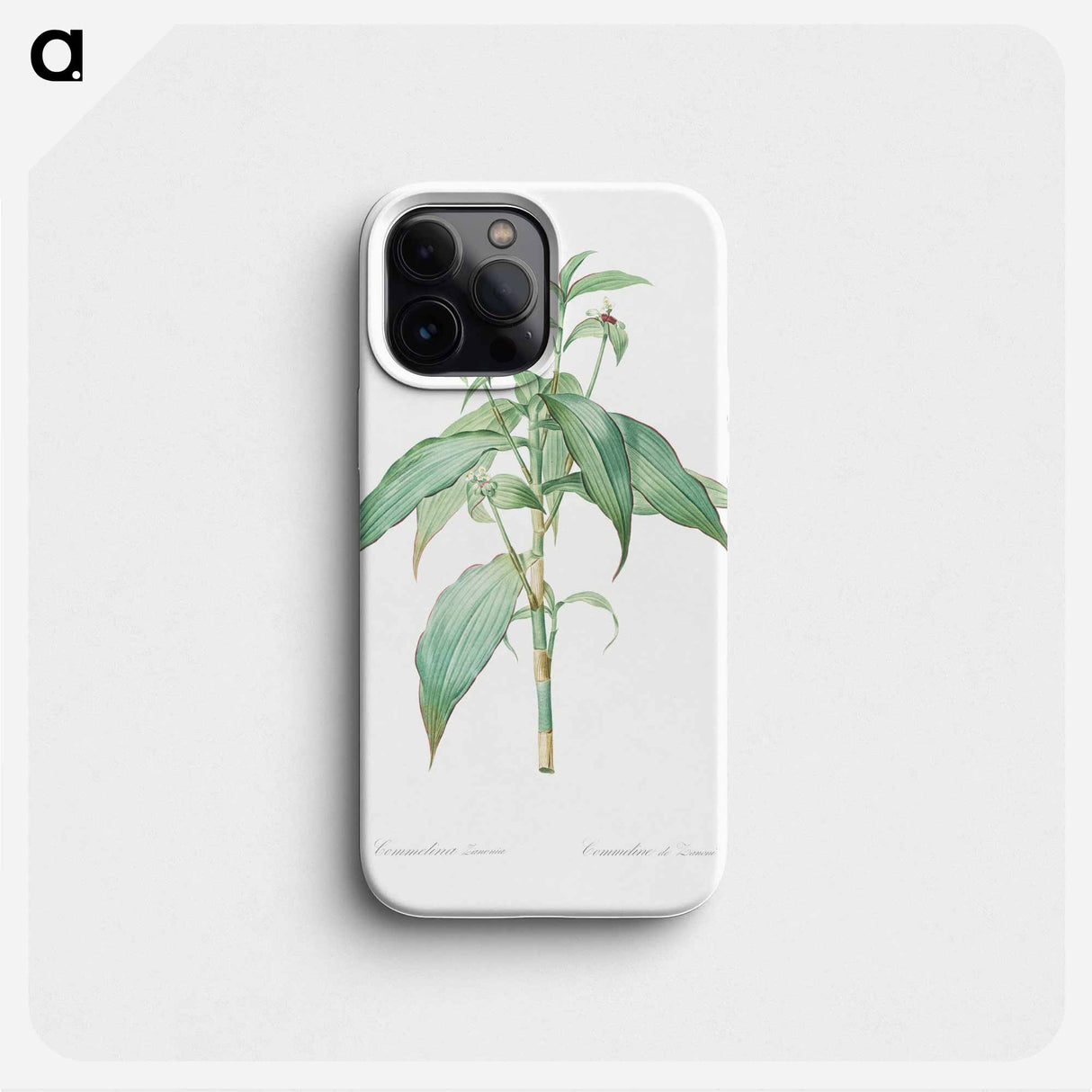 Commelina zanonia illustration - Pierre Joseph Redouté Phone Case.