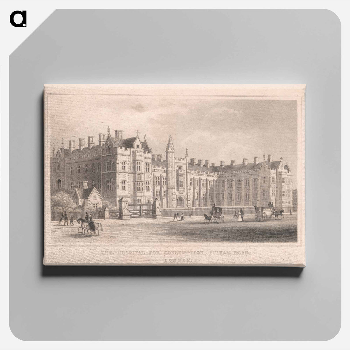 アートパネル-The Hospital for Consumption, Fulham Road, London
- イェール大学アートギャラリー Canvas.