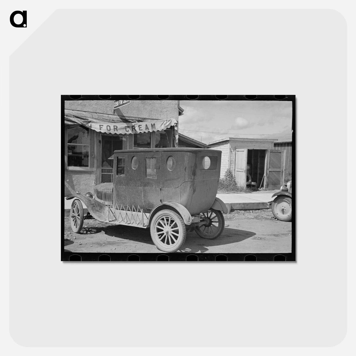 アートポストカード-Model "T" Ford, Cook, Minnesota
- ラッセル リー Postcard.