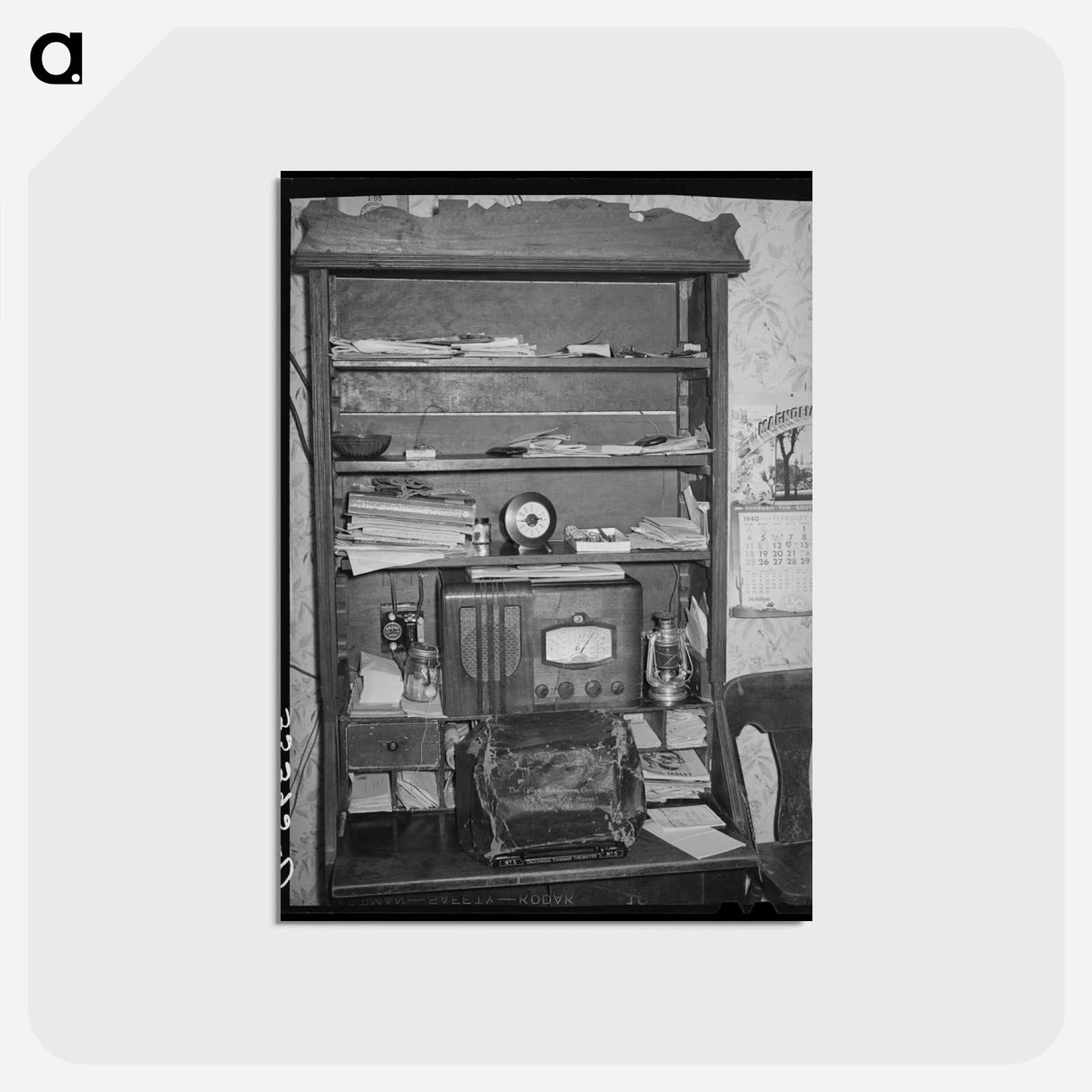 アートポストカード-Farmer's Cabinet and Desk
- ラッセル リー Postcard.