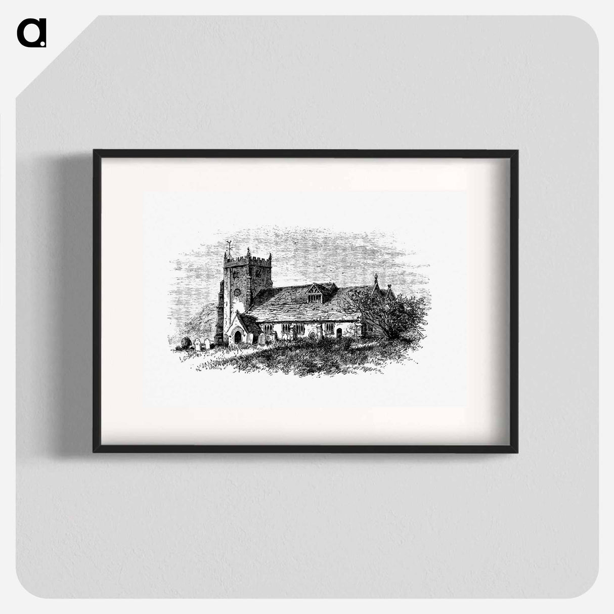 アートポスター-Chipping Church from The Old-Church Clock
- 大英図書館 Poster.