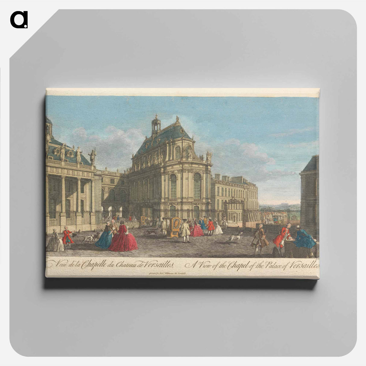 アートパネル-A View of the Chapel of the Palace of Versailles
- イェール大学アートギャラリー Canvas.