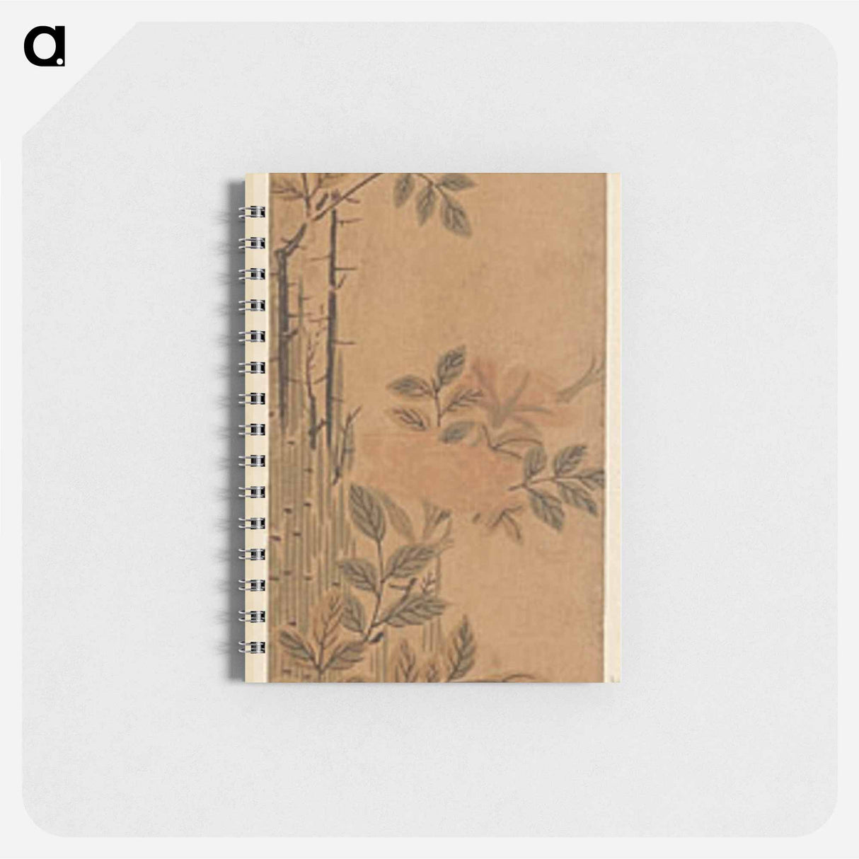 Hares and Roses - 葛飾 北斎 Memo.