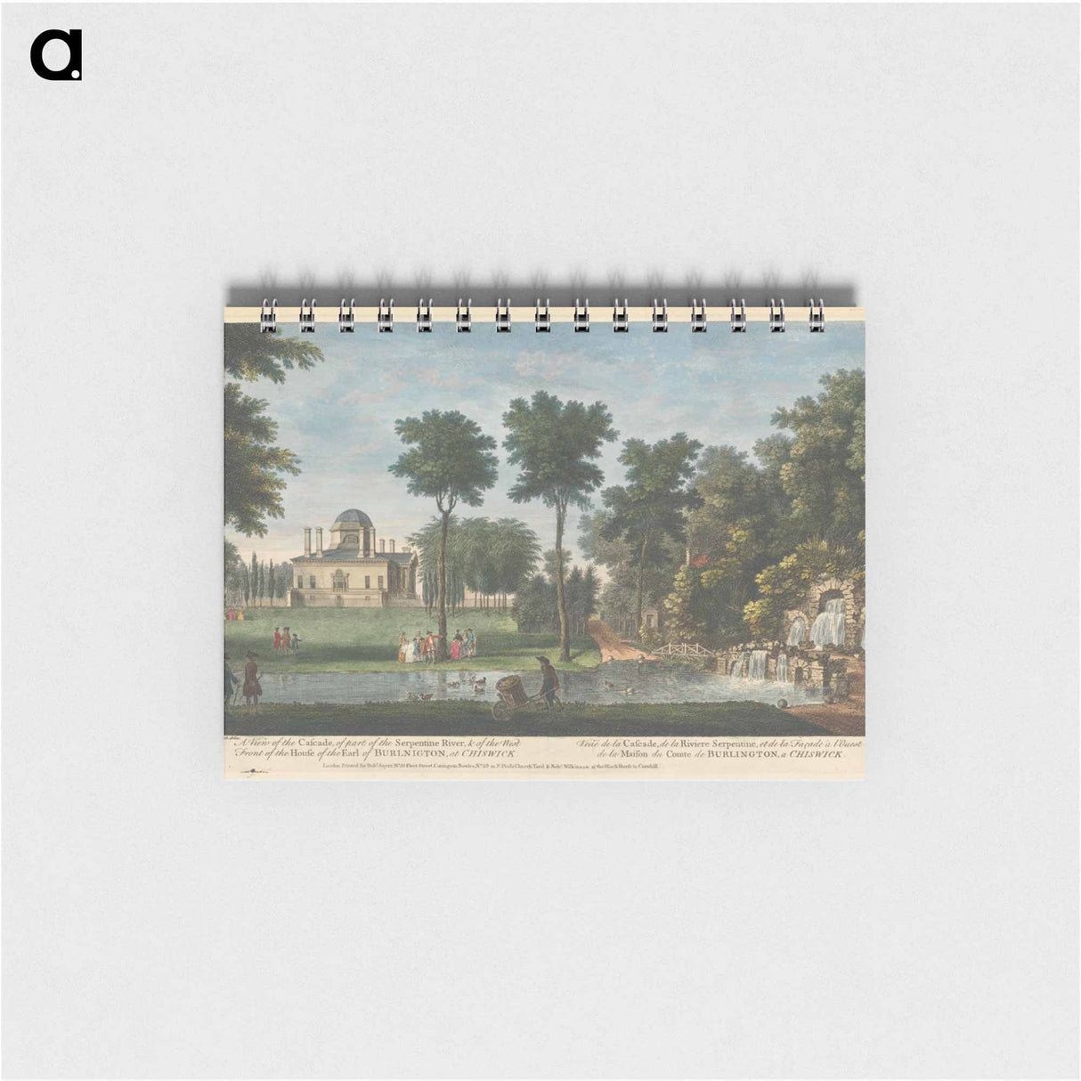 アートメモ帳-A View of the Cascade, of part of the Serpentine River, & of the West Front of the House of the Earl of Burlington, at Chiswick
- イェール大学アートギャラリー Memo.