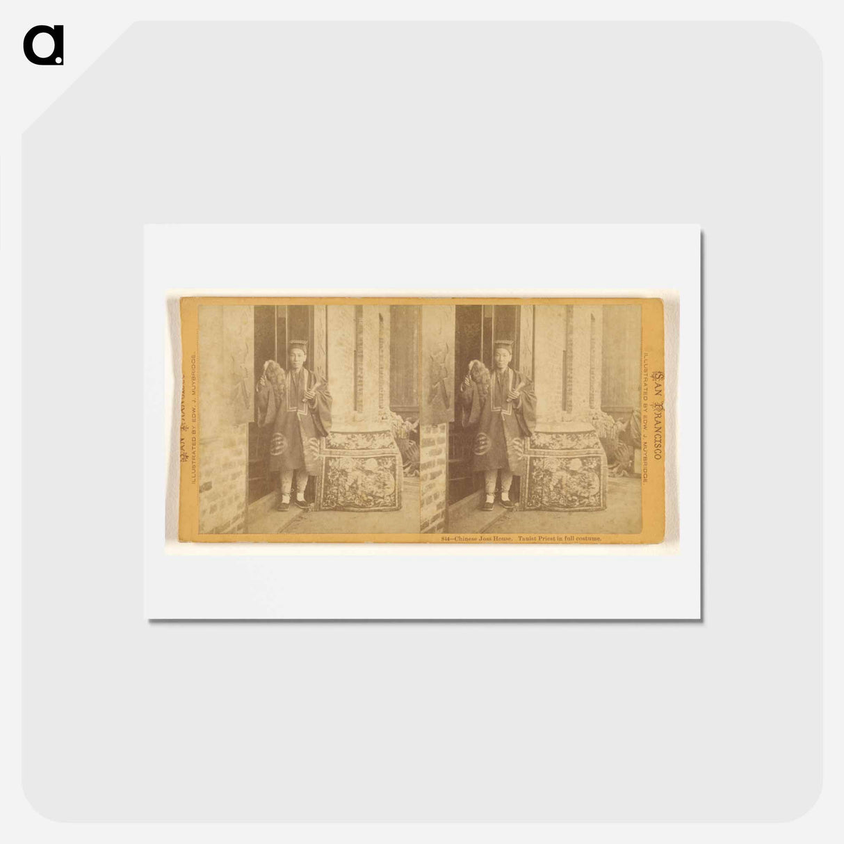 アートポストカード-Chinese Joss House
- エドワード マイブリッジ Postcard.