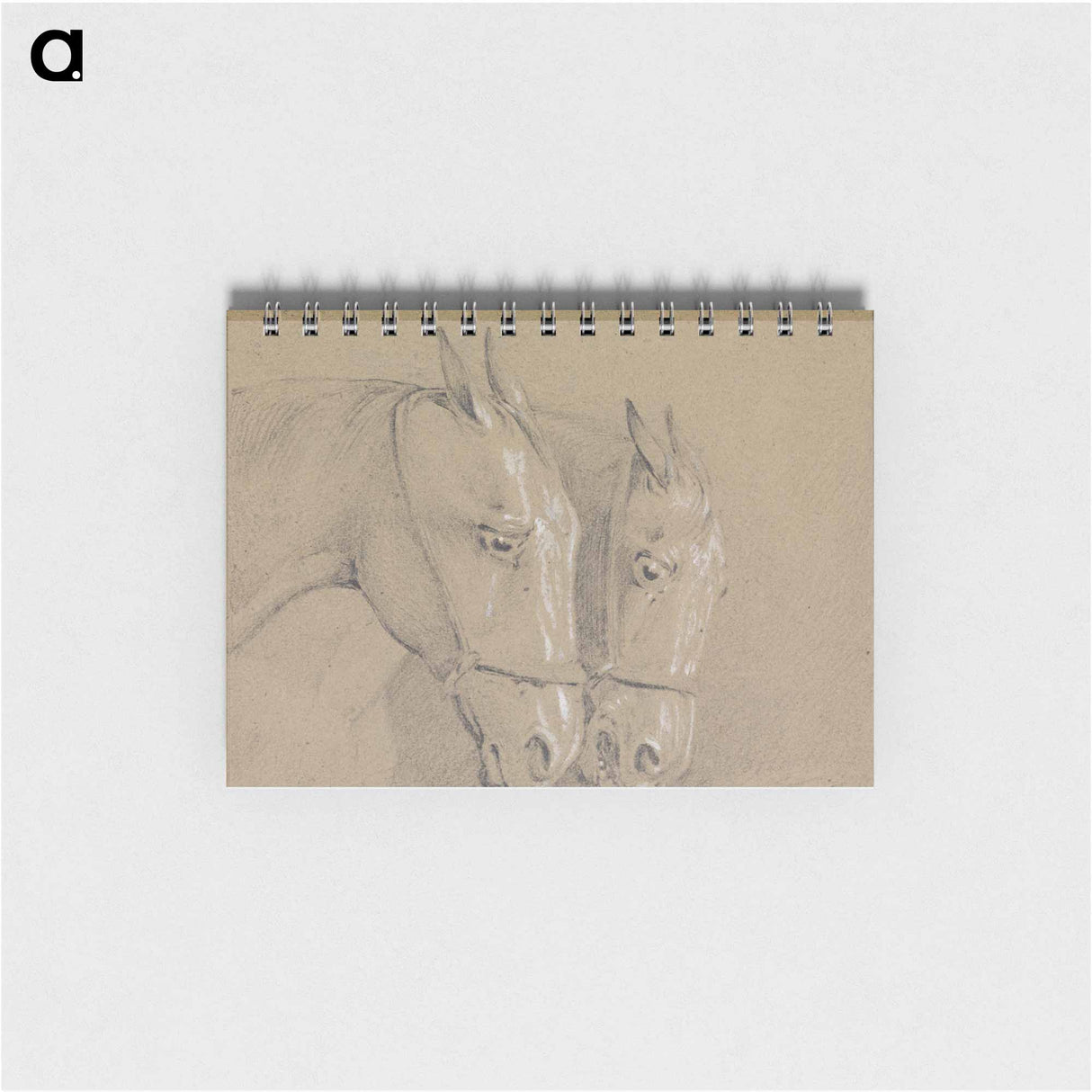 アートメモ帳-Heads and Necks of Two Horses Wearing Bridles, Right Profiles
- イェール大学アートギャラリー Memo.