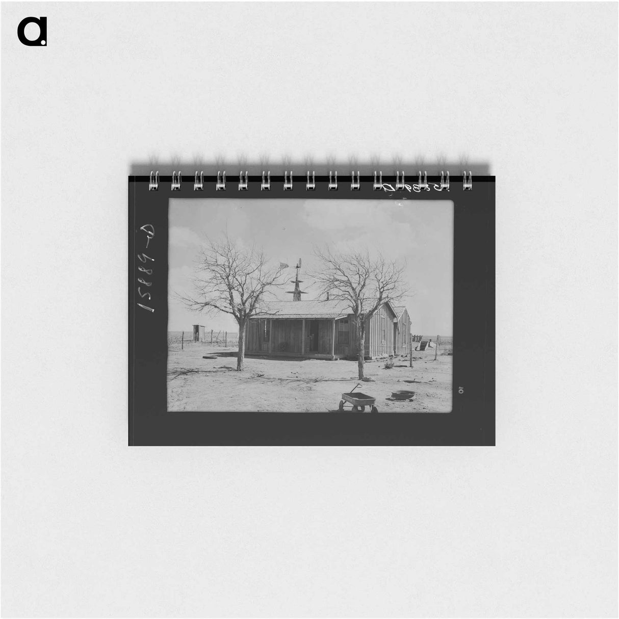 アートメモ帳-Abandoned House and Cornfield
- ラッセル リー Memo.