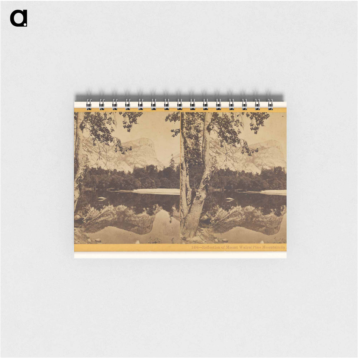 アートメモ帳-Reflection of Mount Waiya in Mirror Lake
- エドワード マイブリッジ Memo.