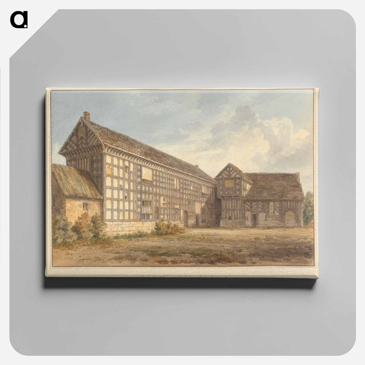 アートパネル-North East View of Samlesbury Hall, Lancashire
- イェール大学アートギャラリー Canvas.