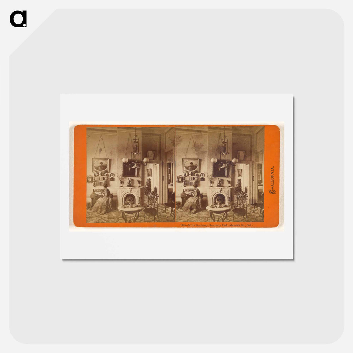 アートポストカード-Mills' Seminary, Seminary Park
- エドワード マイブリッジ Postcard.