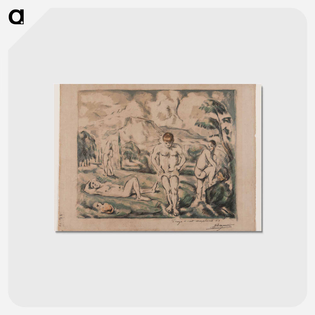 アートポストカード-The Large Bathers
- バーンズ・コレクション Postcard.
