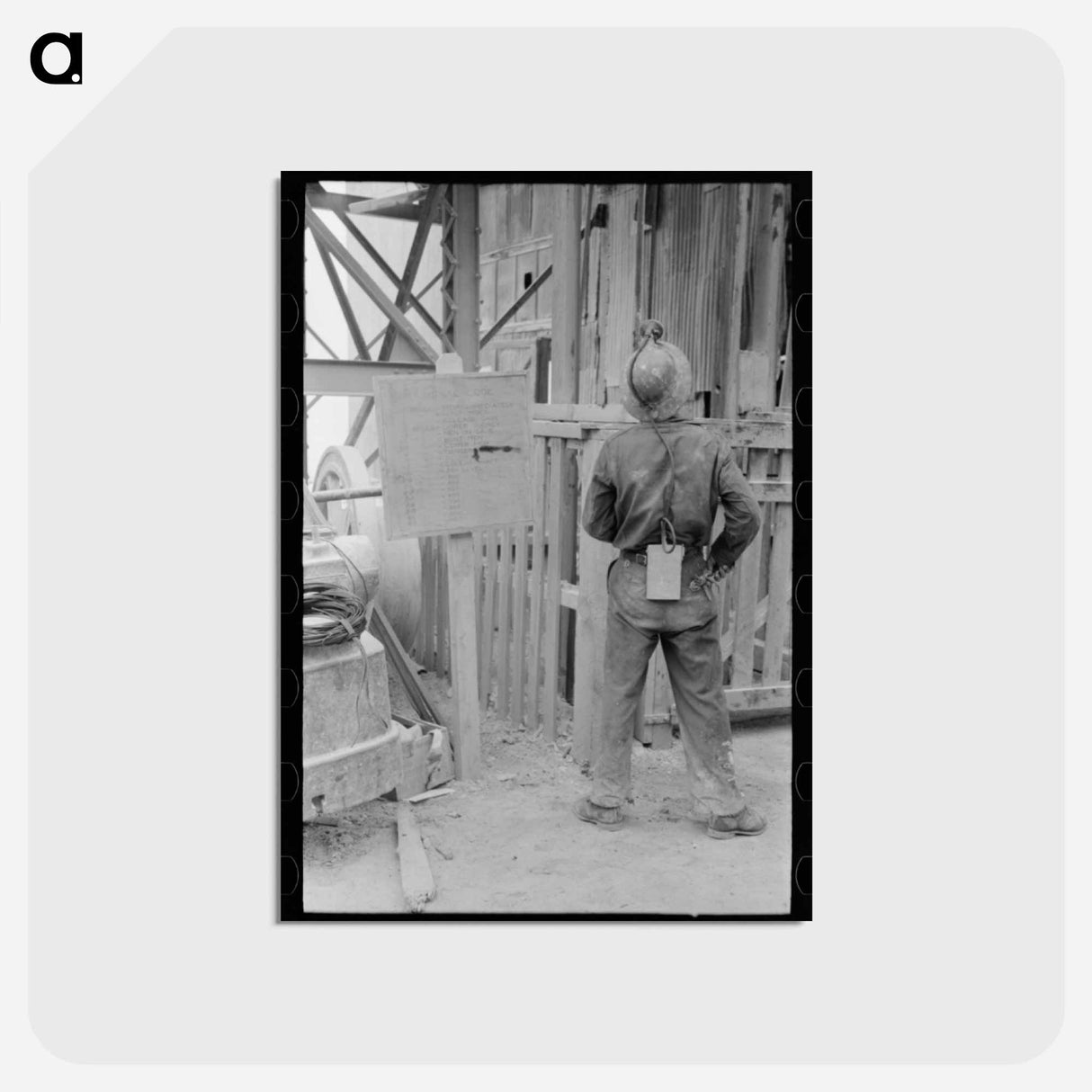 アートポストカード-Mogollon Gold Miner
- ラッセル リー Postcard.