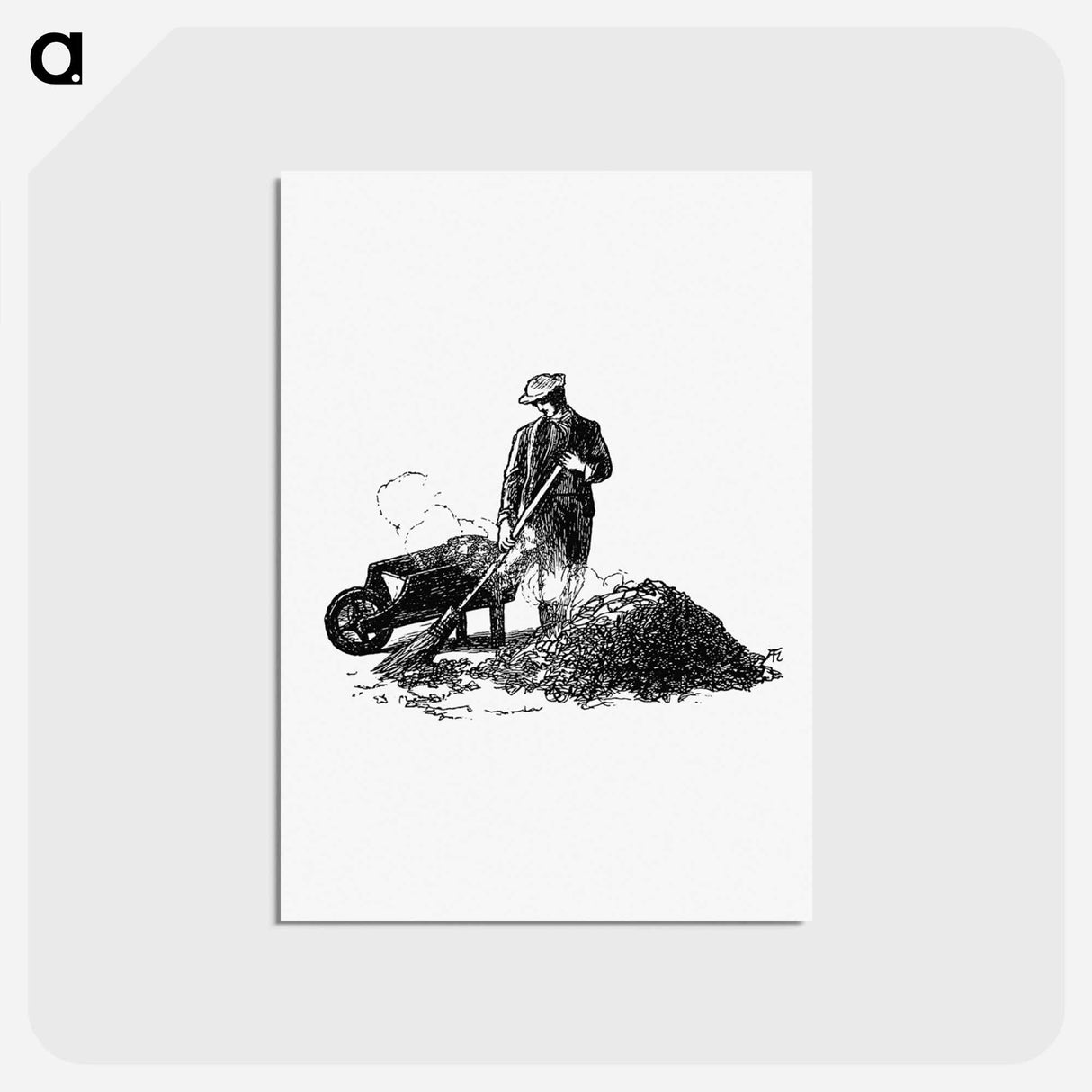 アートポストカード-Leaf Cleaning from Sing-Song
- 大英図書館 Postcard.