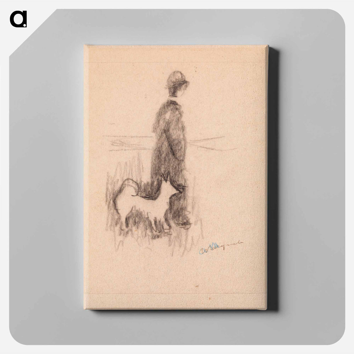 アートパネル-Figure and Dog
- バーンズ・コレクション Canvas.
