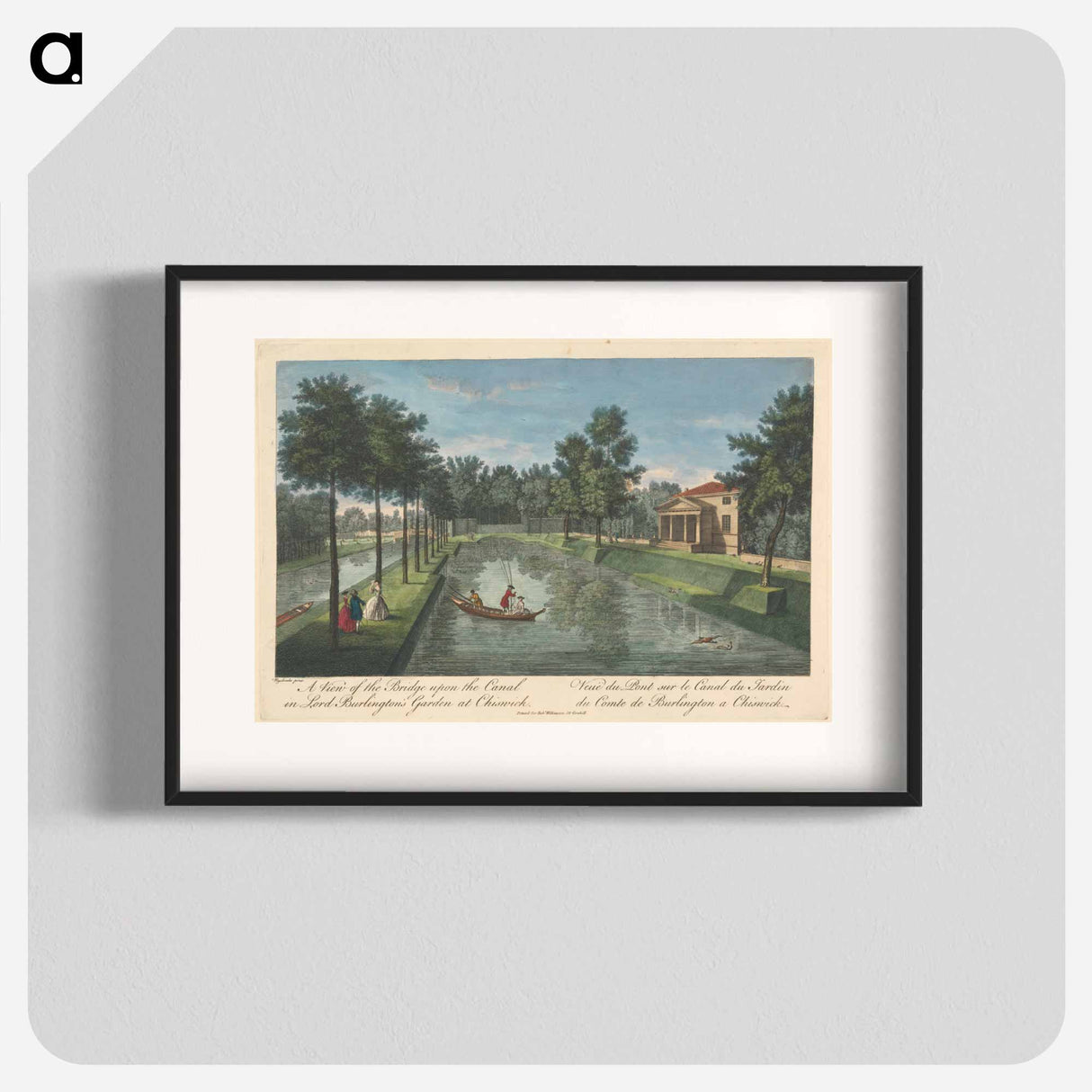 アートポスター-A View of the Bridge upon the Canal in Lord Burlington's Garden at Chiswick
- イェール大学アートギャラリー Poster.