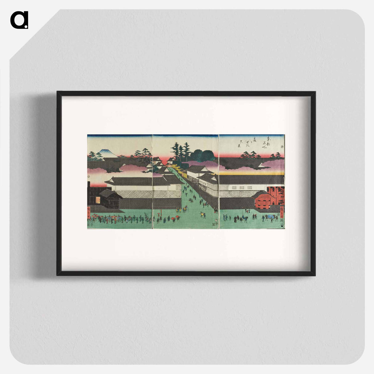 True View of Kasumigaseki
- 歌川 広重 Poster.