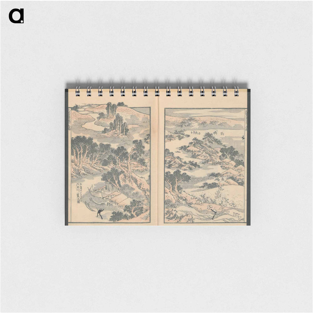 Hokusai's Transmitting the Spirit, Revealing the Form of Things: Hokusai Sketchbooks, volume 15 - 葛飾 北斎 Memo.
