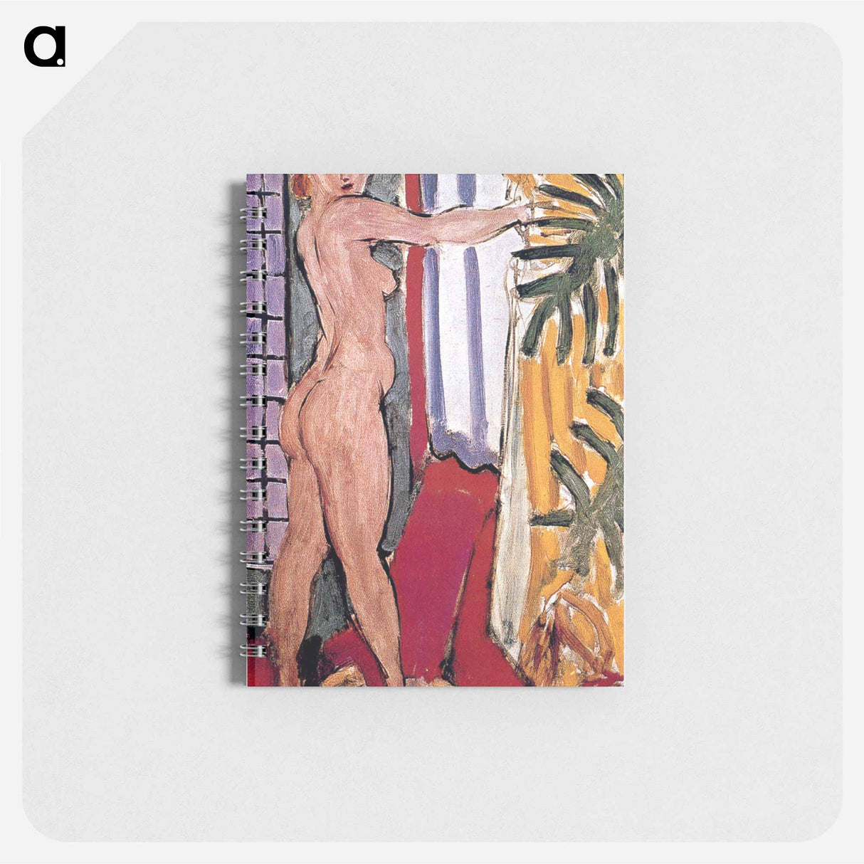 アートメモ帳-An Nude Dtanding Before An Open Door - アンリ マティス Memo.