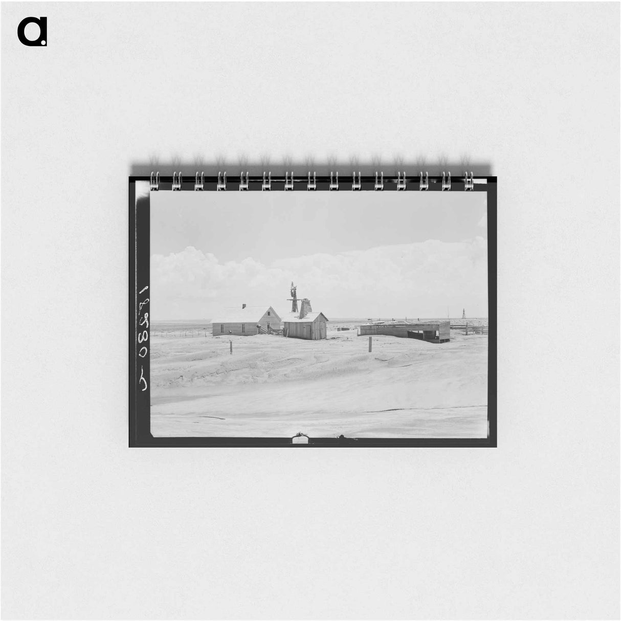 アートメモ帳-Abandoned farm of the western Panhandle, Cimmaron County, Oklahoma - ドロテア ラング Memo.