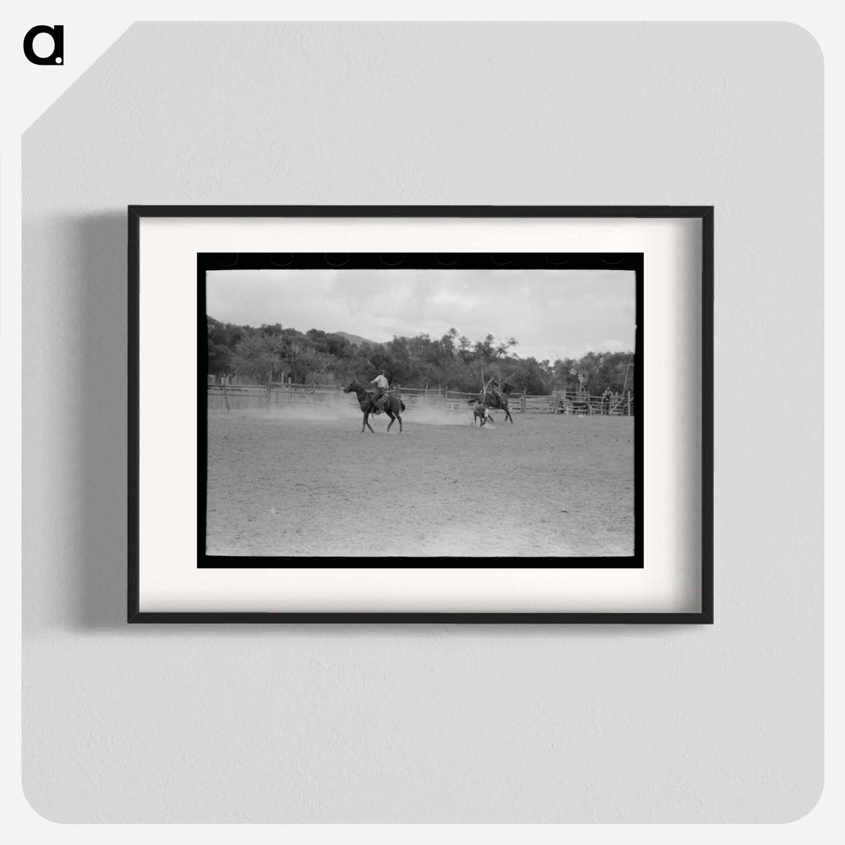 アートポスター-Calf Roping at Quemado
- ラッセル リー Poster.