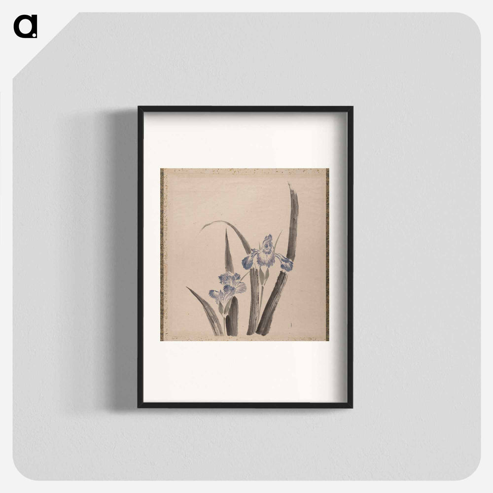Orchid Flower - Katsushika Hokusai Poster.
